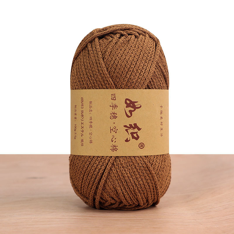 85 メートル/ロール 100 グラムかぎ針編み糸 65%  - Macrame Cord Cotton のレビューと価格