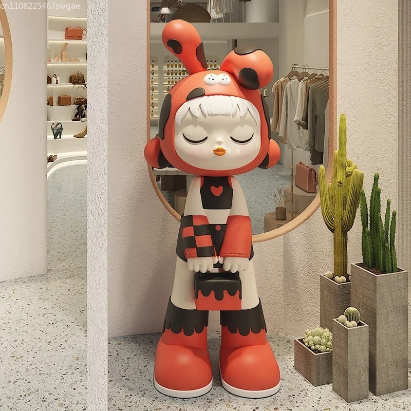 アートカートゥーンガール像 室内ファッションキャラクターモデ - Art Craft Resin のレビューと価格