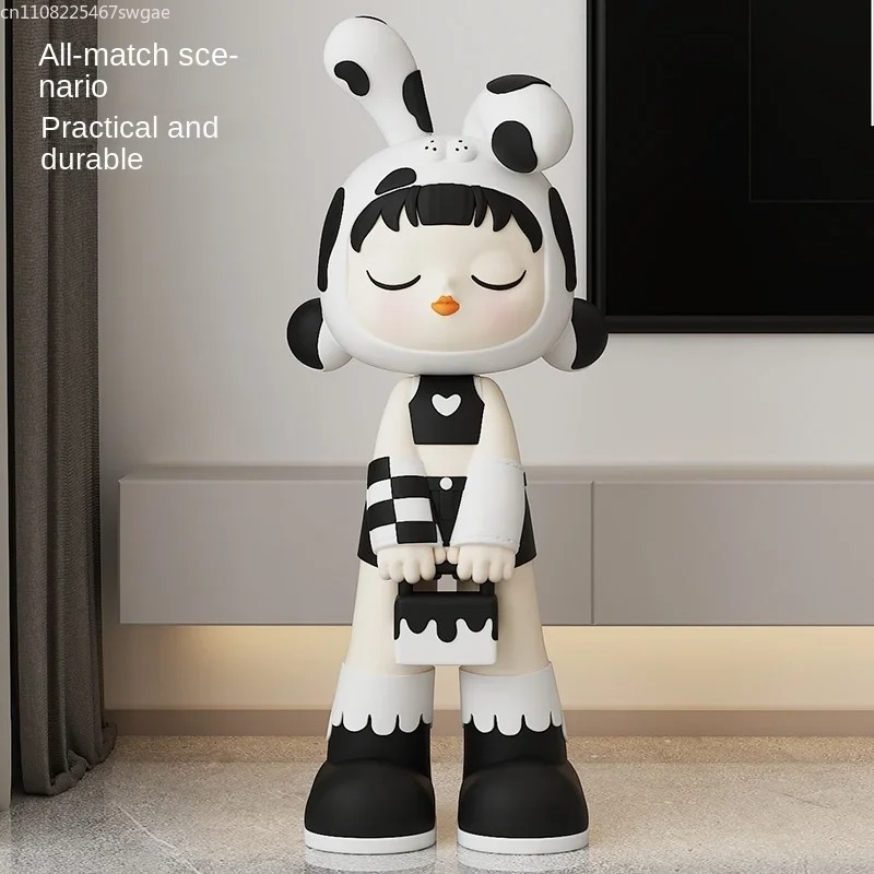 アートカートゥーンガール像 室内ファッションキャラクターモデ - Art Craft Resin のレビューと価格