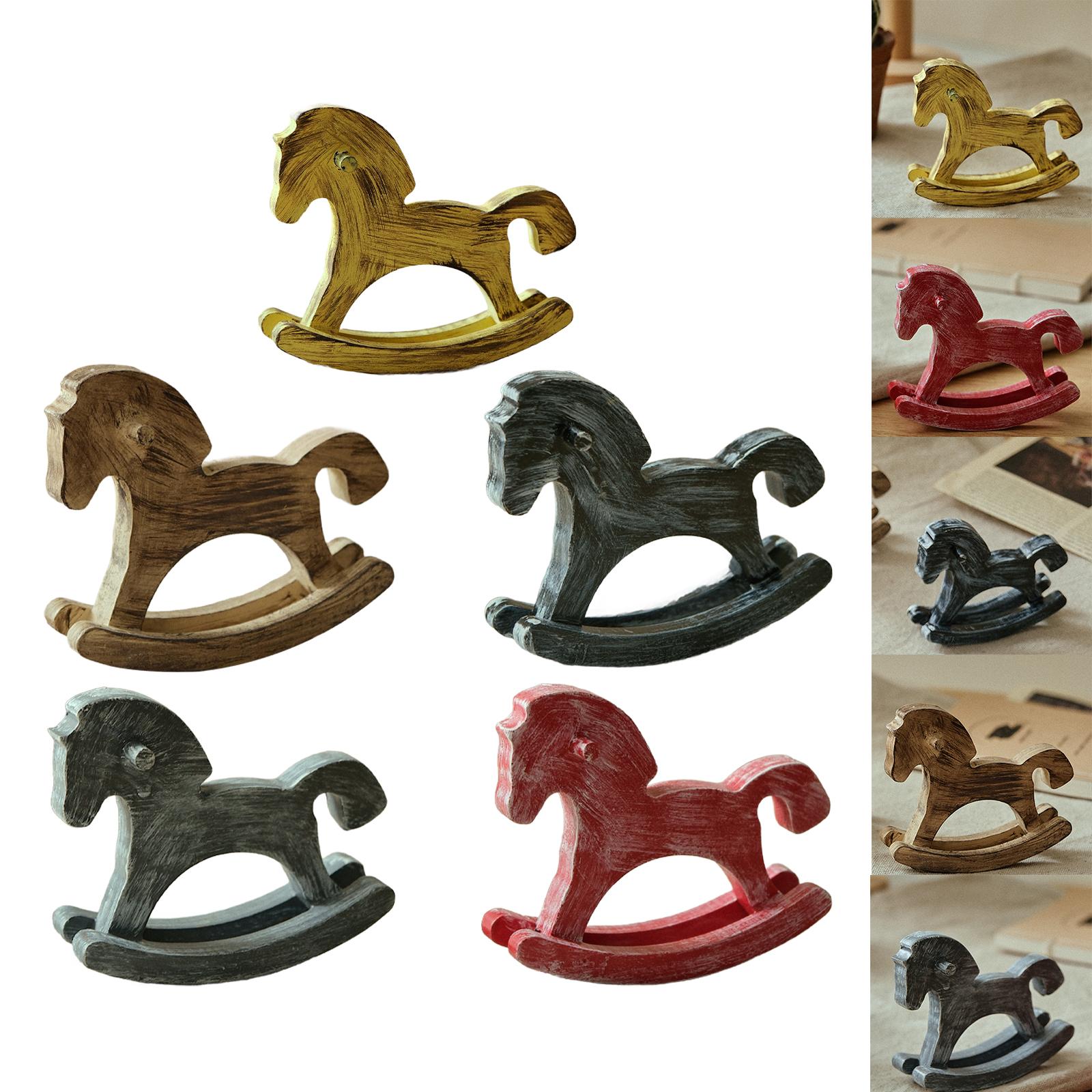 木製ロッキングホース ホームアクセント アートクラフト デス - Art Craft Horse のレビューと価格