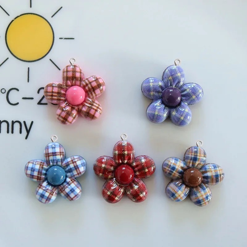 10 個甘い花平面樹脂ペンダントジュエリー所見用アクセサリー - Art Craft Resin のレビューと価格