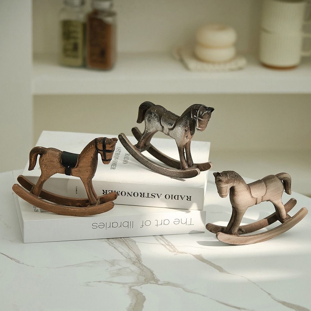 木製馬 木製ロッキングホース 木製工芸品 手彫りバランスアー - Art Craft Horse のレビューと価格