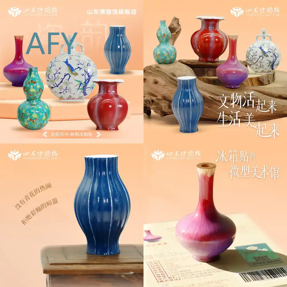 樹脂製冷蔵庫ステッカー、美術館のお土産、家の装飾、キッチンア - Art Craft Museum のレビューと価格