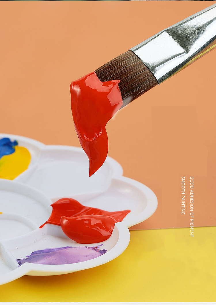 イタチの毛,アクリル絵の具,水彩絵の具,ブラシ,列,画材,フ - Art Craft 3 Year Old のレビューと価格