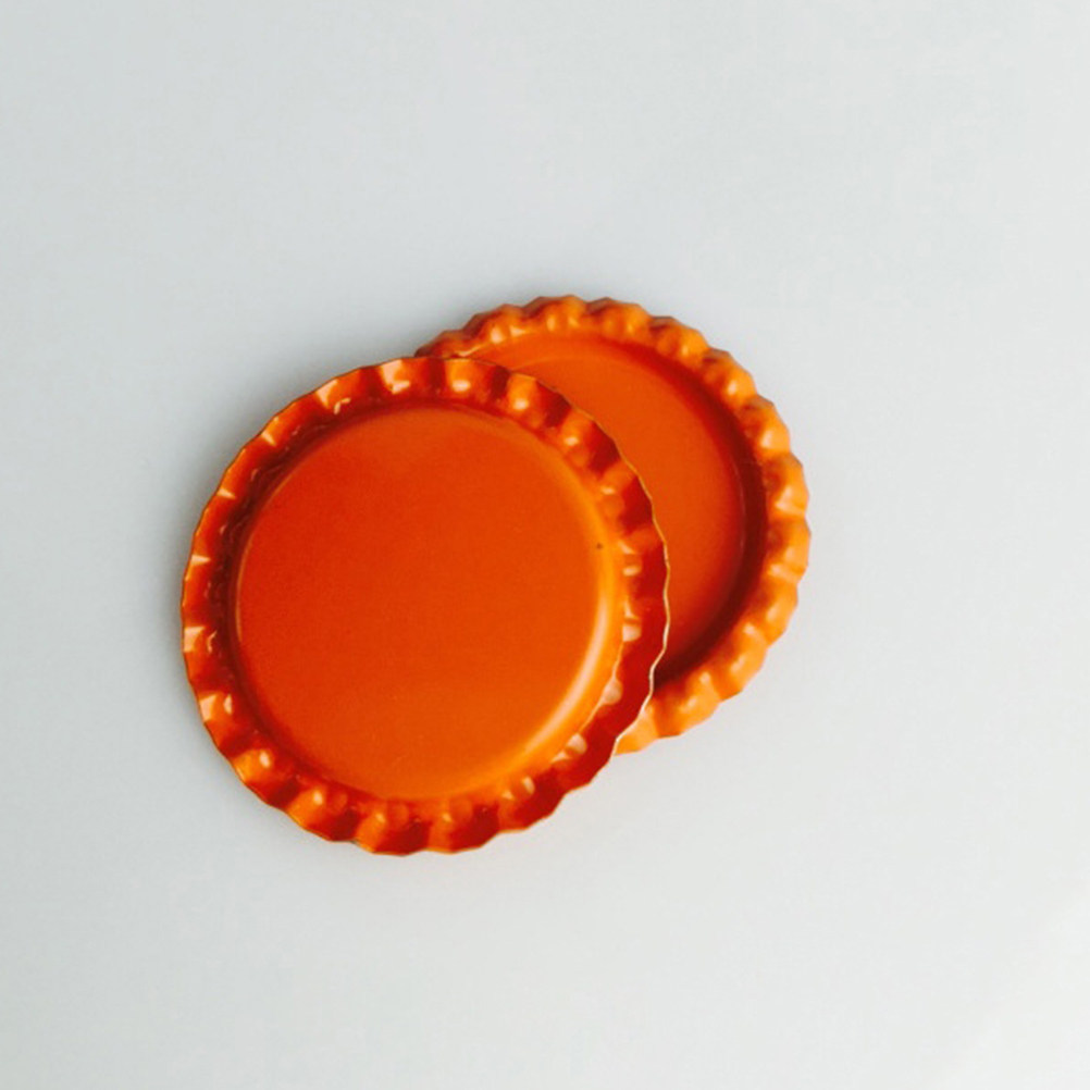 100個入り ビールキャップ カラフルなブリキ製 フラットボ - The Art And Craft Of Jewelry のレビューと価格
