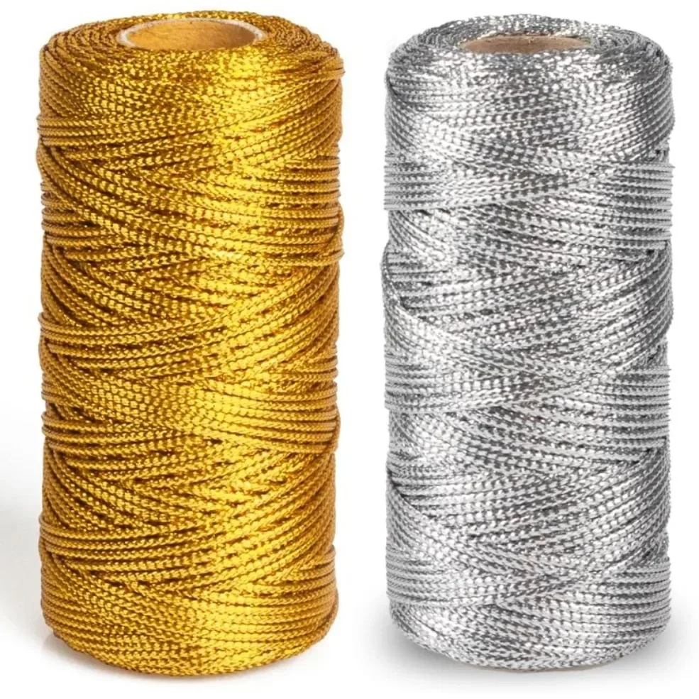 Macrame-コード,縫製,糸,金,銀,DIY,工芸品,1 - Macrame Cord Cotton のレビューと価格