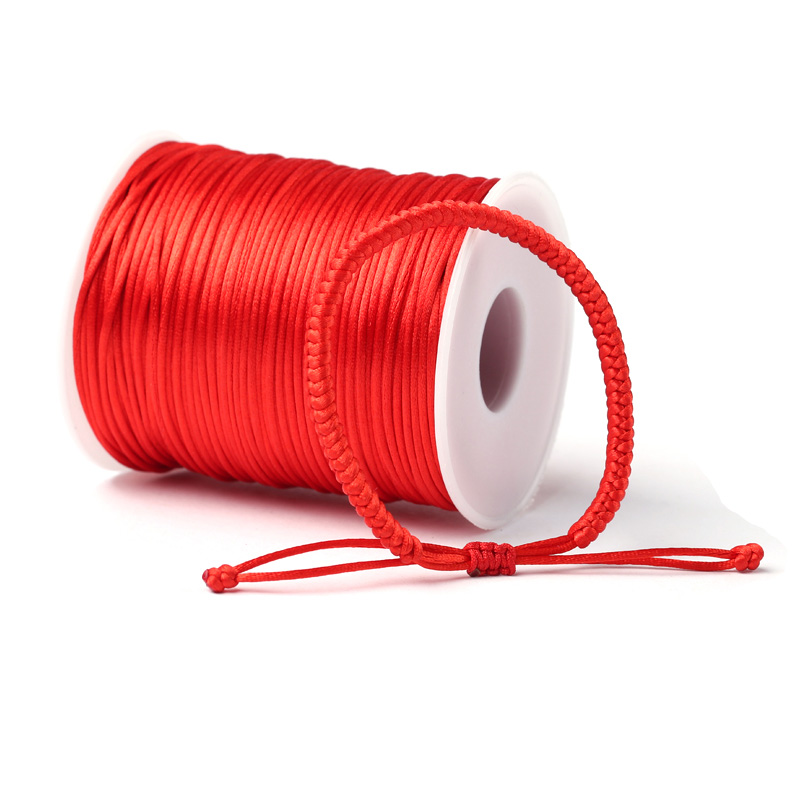 ブレスレット用ナイロン糸,ジュエリー作り用編組糸,中国の結び - Macrame Cord Cotton のレビューと価格