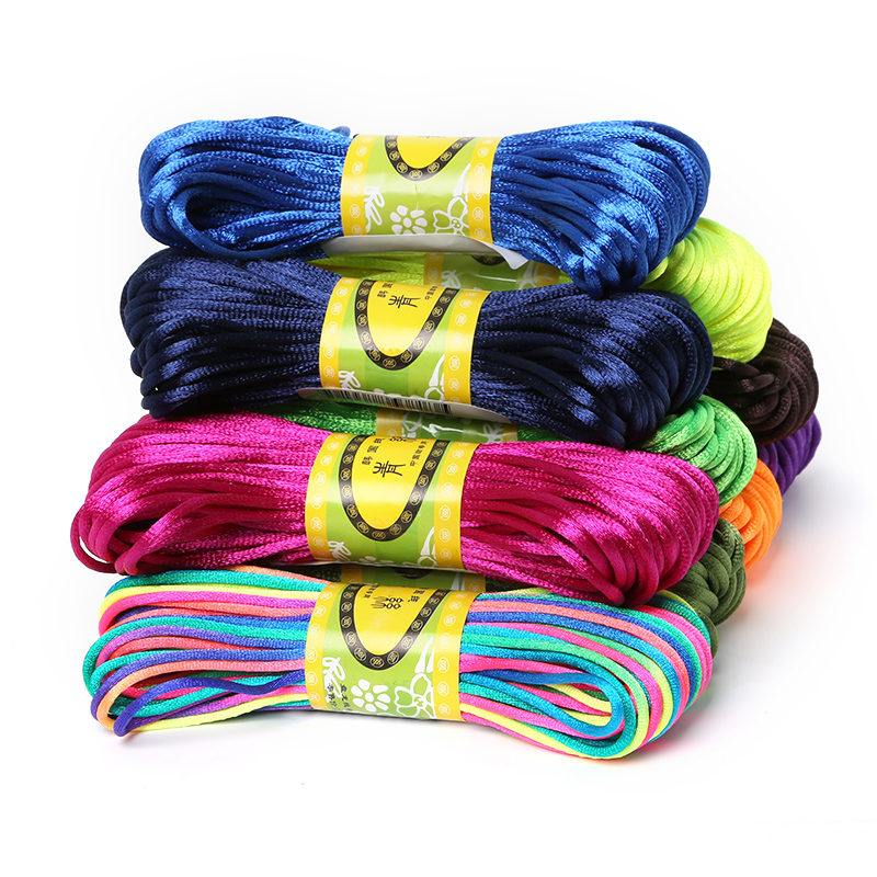 Rattail-マクラメナイロンとサテンのラッシュコード,2 - Macrame Cord Cotton のレビューと価格