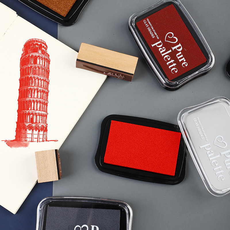 12 色大型ヴィンテージスタンプ台 DIY 工芸品スクラップ - Stamping Ink Pad のレビューと価格