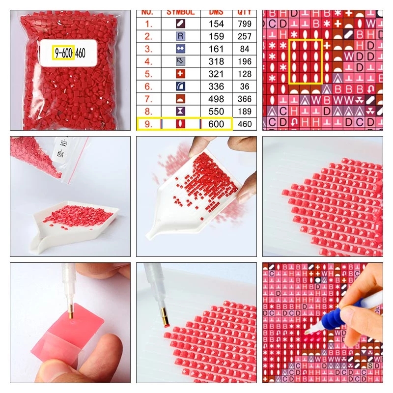 グスタフクリムトのダイヤモンド絵画,クロスステッチの刺繍画像 - Art Craft 3 Year Old のレビューと価格