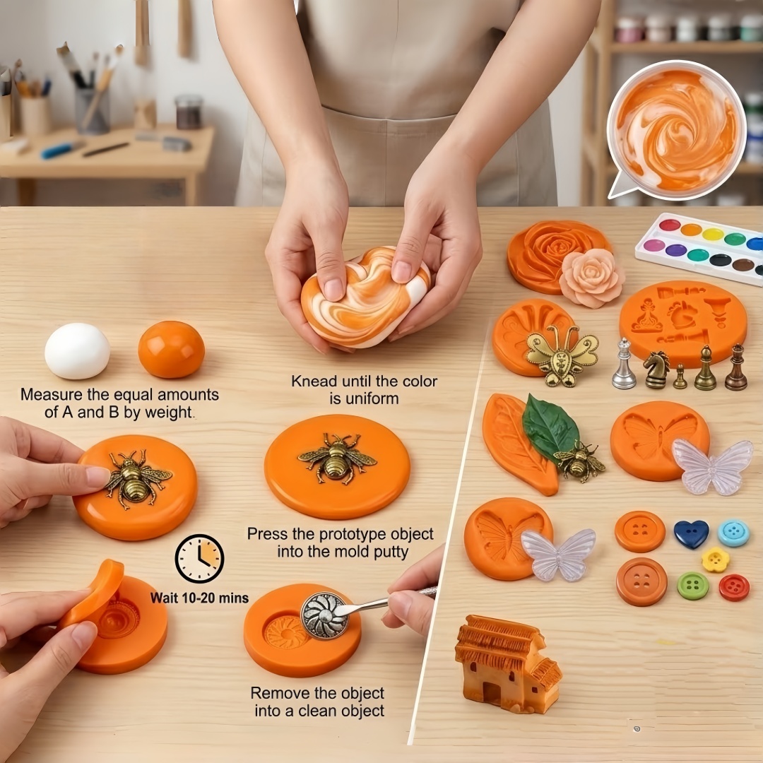 シリコンパテ DIY クラフトセット 柔軟で長持ちする樹脂ア - Art Craft Resin のレビューと価格
