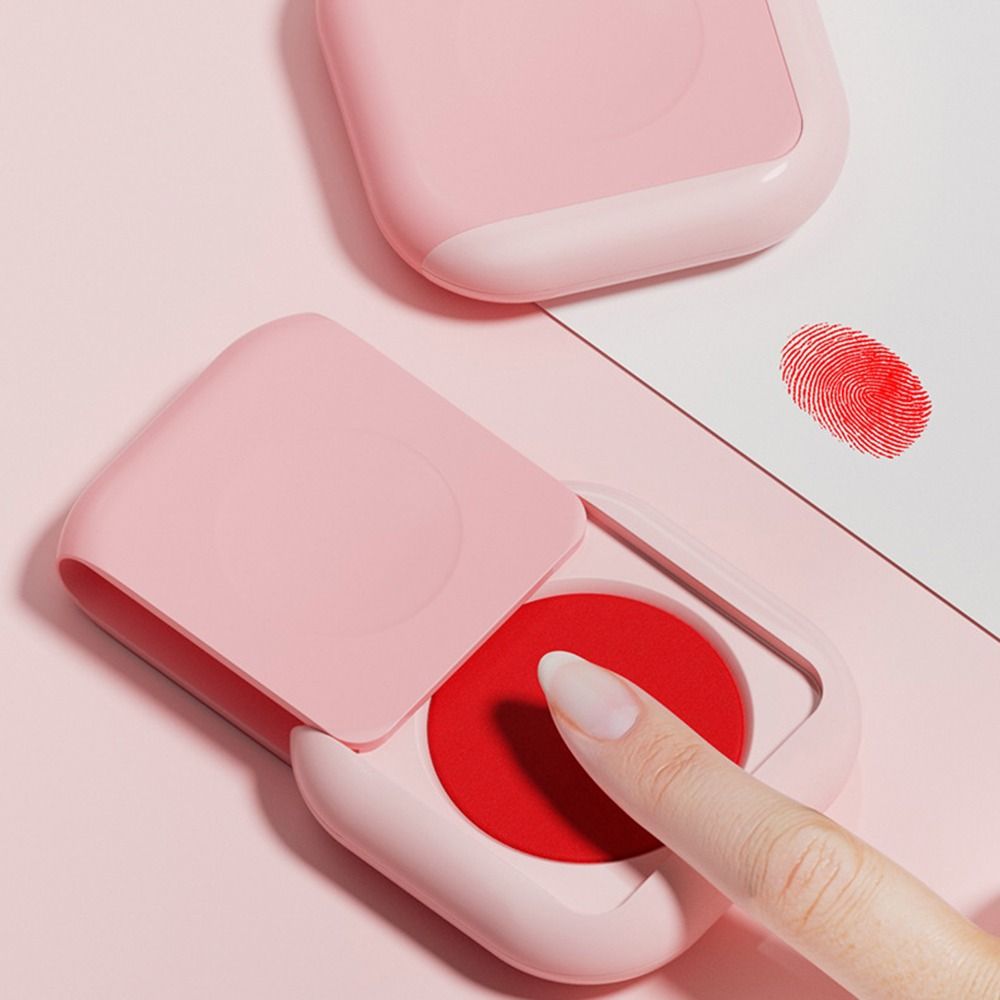 クリアスタンピングミニ指紋インクパッド偽造防止速乾性指紋サイ - Stamping Ink Pad のレビューと価格