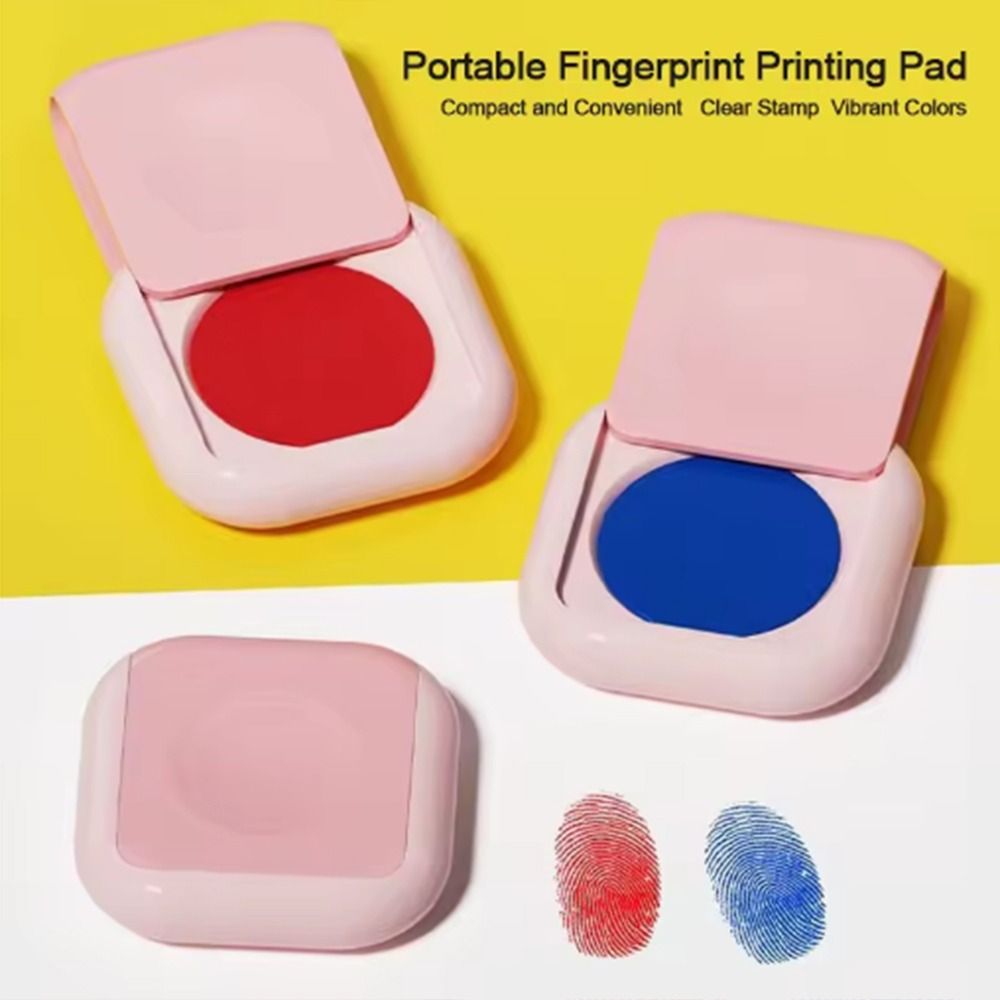 クリアスタンピングミニ指紋インクパッド偽造防止速乾性指紋サイ - Stamping Ink Pad のレビューと価格