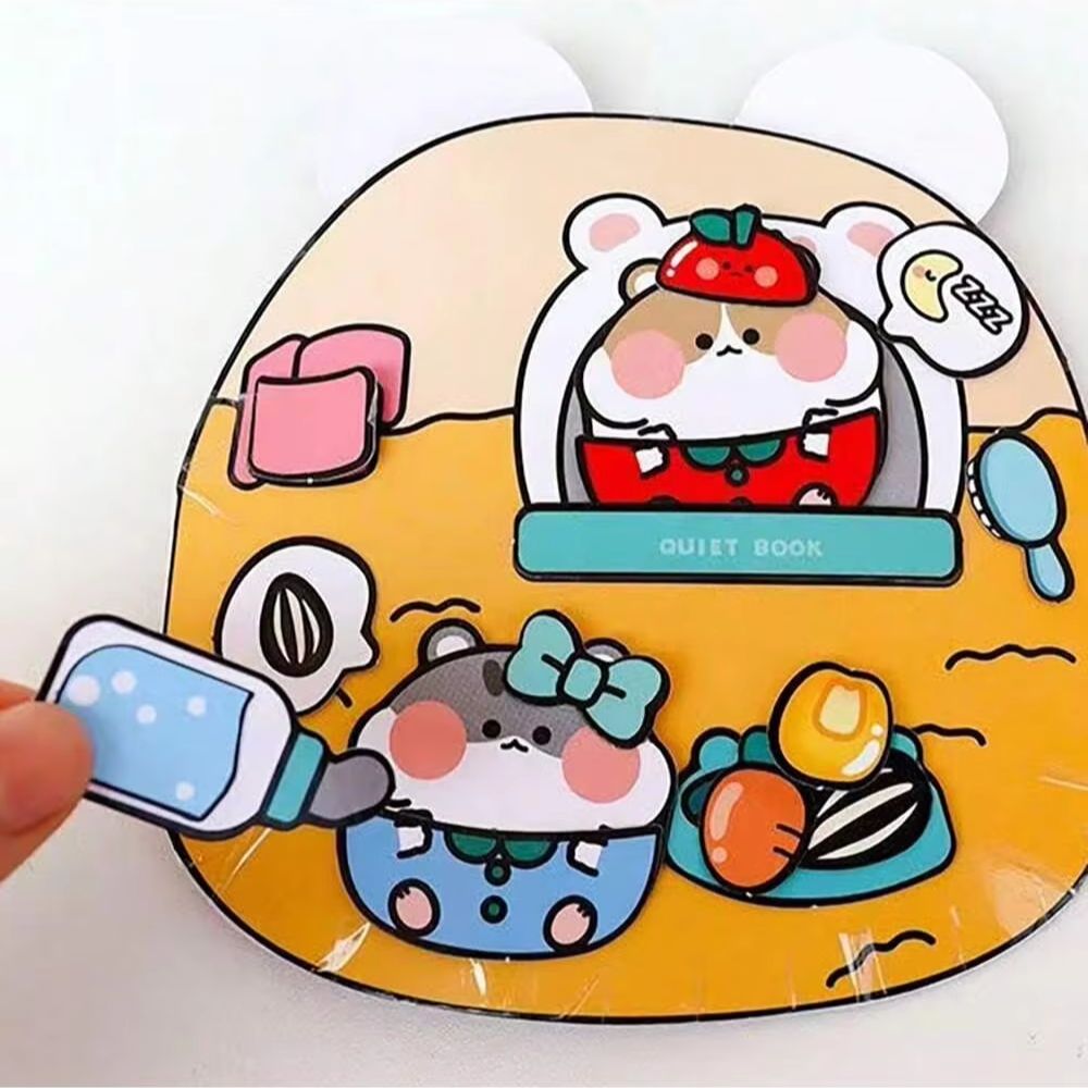 ハムスターキーパーテーマDIYクオイエットブックスクラップブ - Art Craft 3 Year Old のレビューと価格