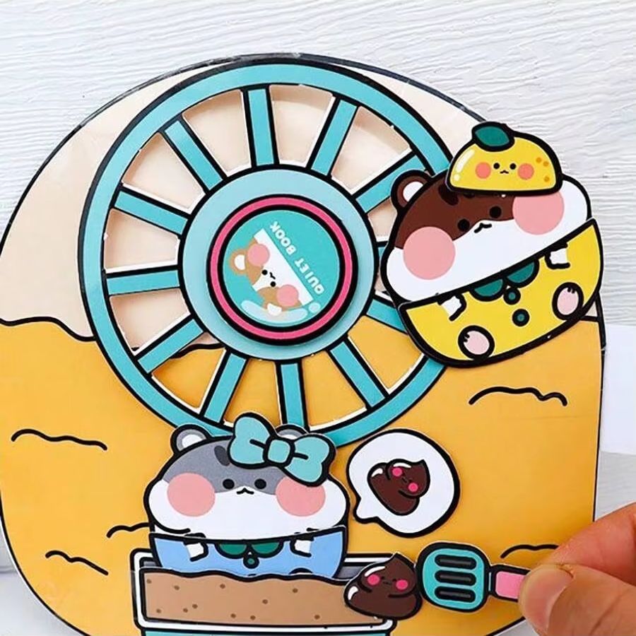 ハムスターキーパーテーマDIYクオイエットブックスクラップブ - Art Craft 3 Year Old のレビューと価格