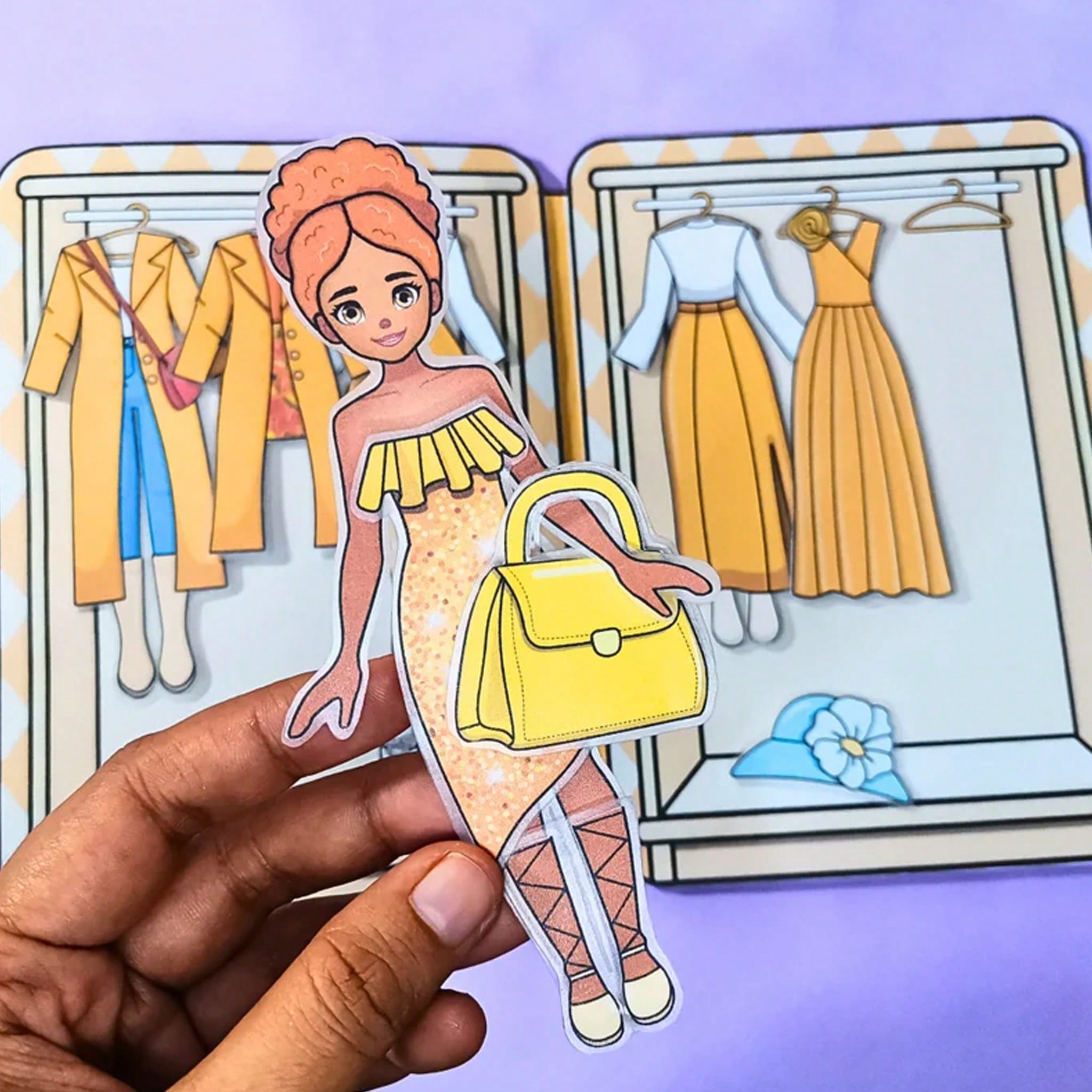 黄色いドレスの女の子のティーパーティーをテーマにしたDIY静 - Art Craft 3 Year Old のレビューと価格