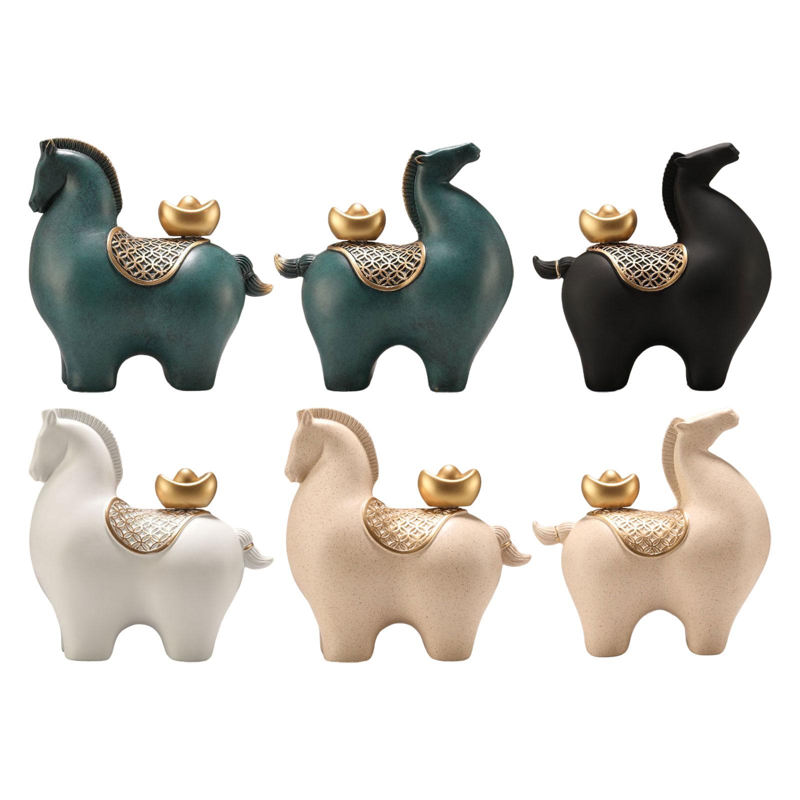 馬の像 馬の彫刻 アートクラフト コレクタブル樹脂製 モダン - Art Craft Horse のレビューと価格