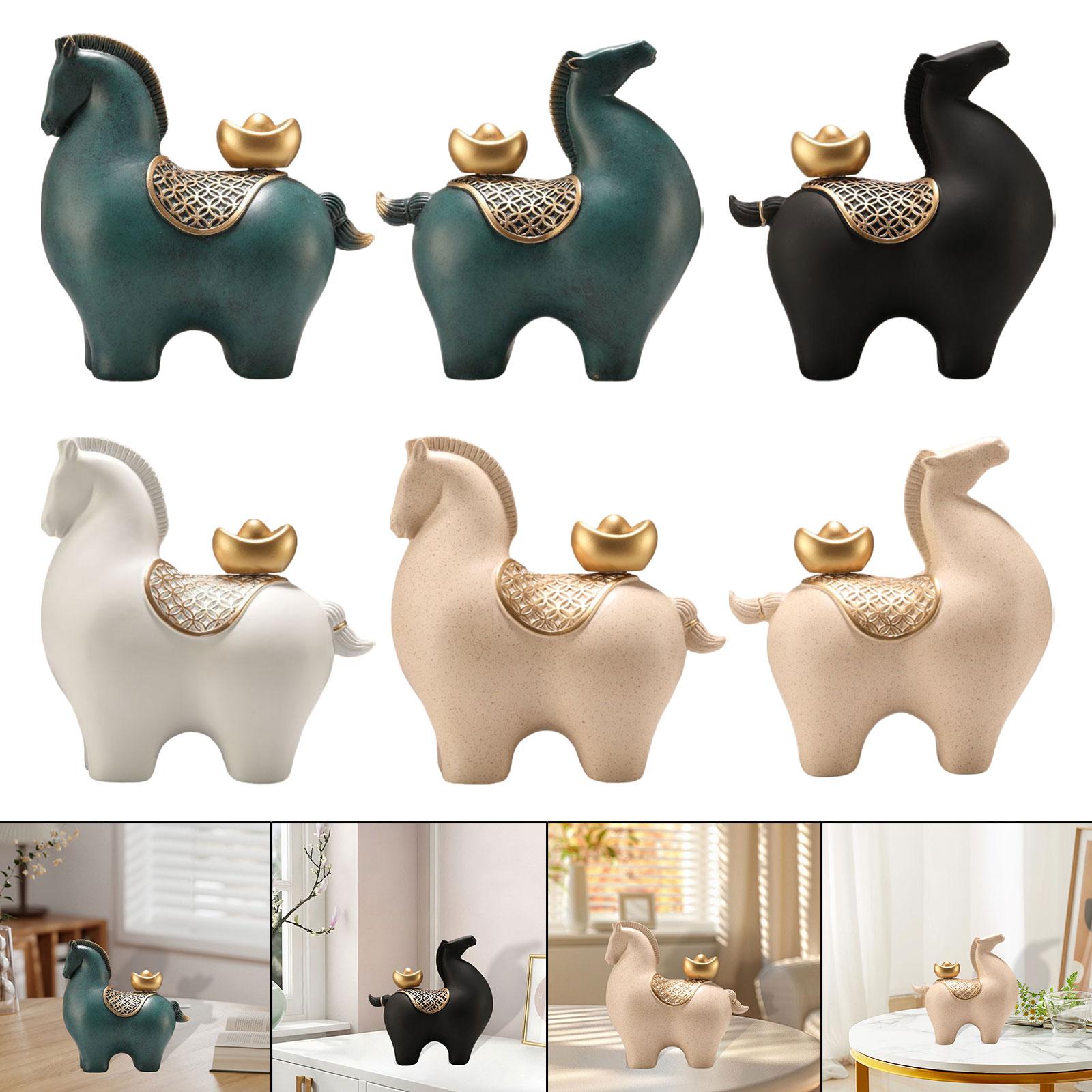 馬の像 馬の彫刻 アートクラフト コレクタブル樹脂製 モダン - Art Craft Horse のレビューと価格