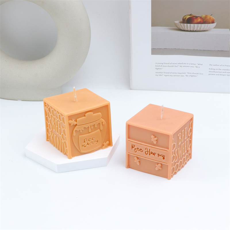 3DハニカムピラービーシリコンキャンドルモールドDIY刻印「 - Letter S Art Craft のレビューと価格