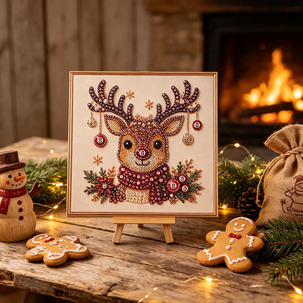 クリスマスパールダイヤモンドペインティングアートセット（フレ - Art Craft Adult のレビューと価格