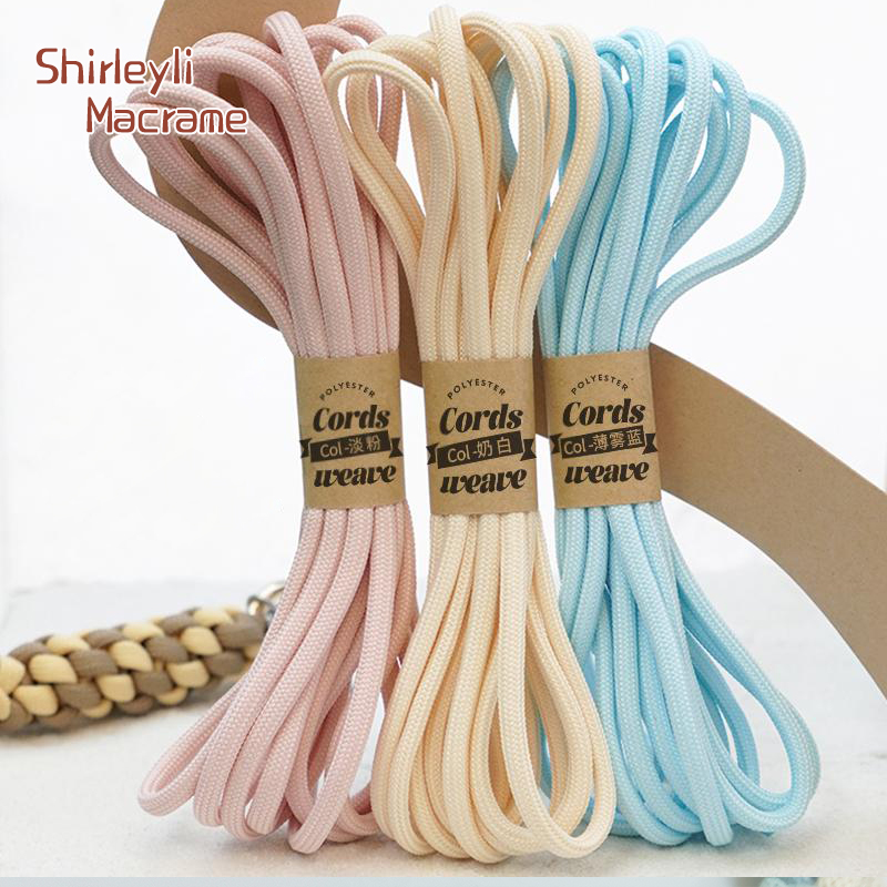 5mm マクラメ ポリエステル 編み紐 DIY マクラメ リ - Macrame Cord Cotton のレビューと価格