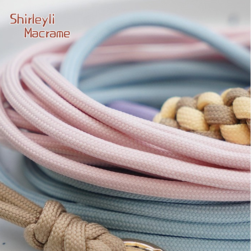 5mm マクラメ ポリエステル 編み紐 DIY マクラメ リ - Macrame Cord Cotton のレビューと価格