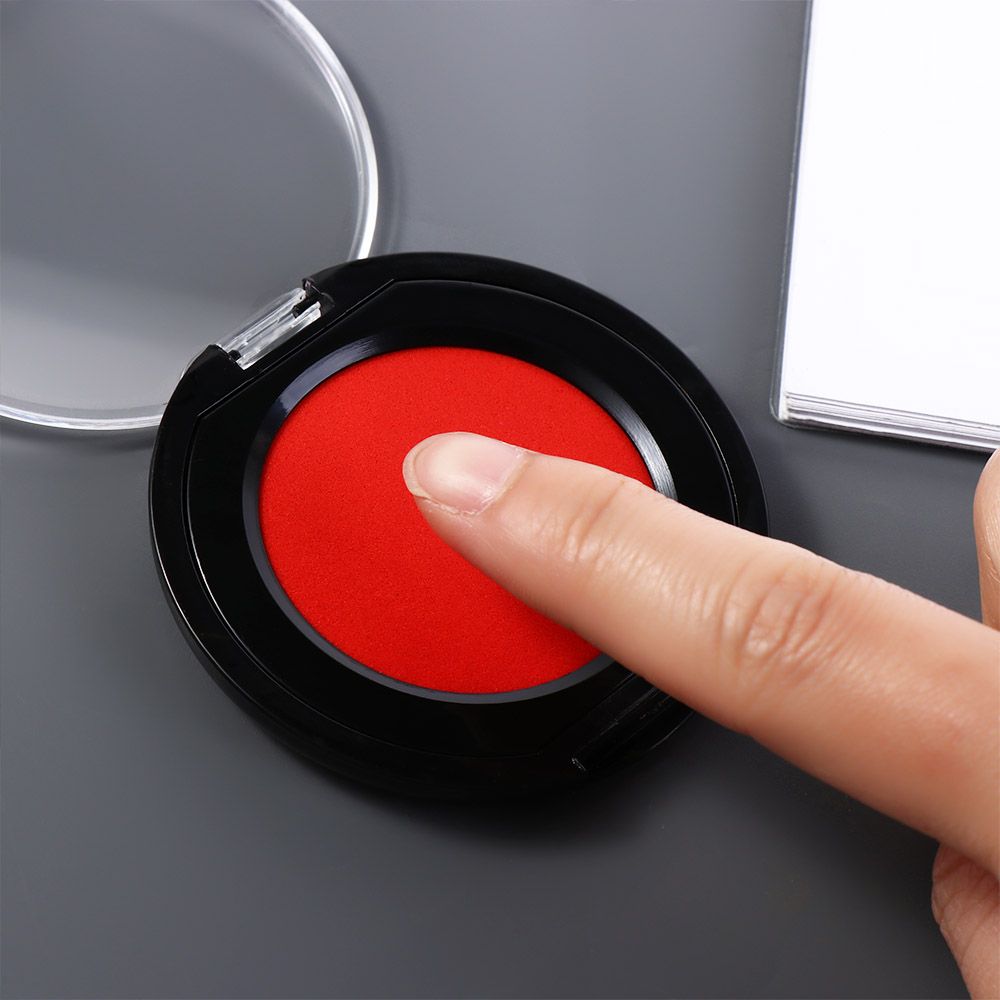 赤青黒ミニ指紋インクパッド公証人用指紋インクパッド速乾性偽造 - Stamping Ink Pad のレビューと価格