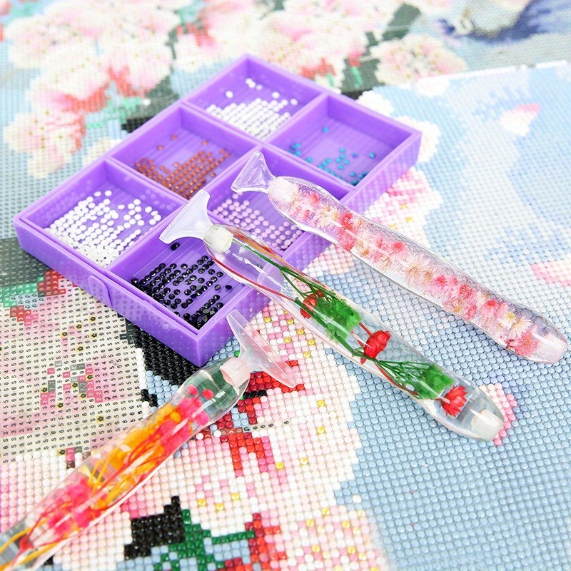 1セットフラワーデザイン樹脂製5Dダイヤモンドペインティング - Art Craft Resin のレビューと価格